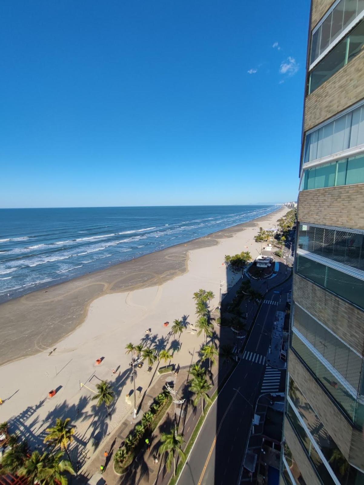Apartamento Kitnet Pe Na Areia Praia Ocian برايا جراندي المظهر الخارجي الصورة