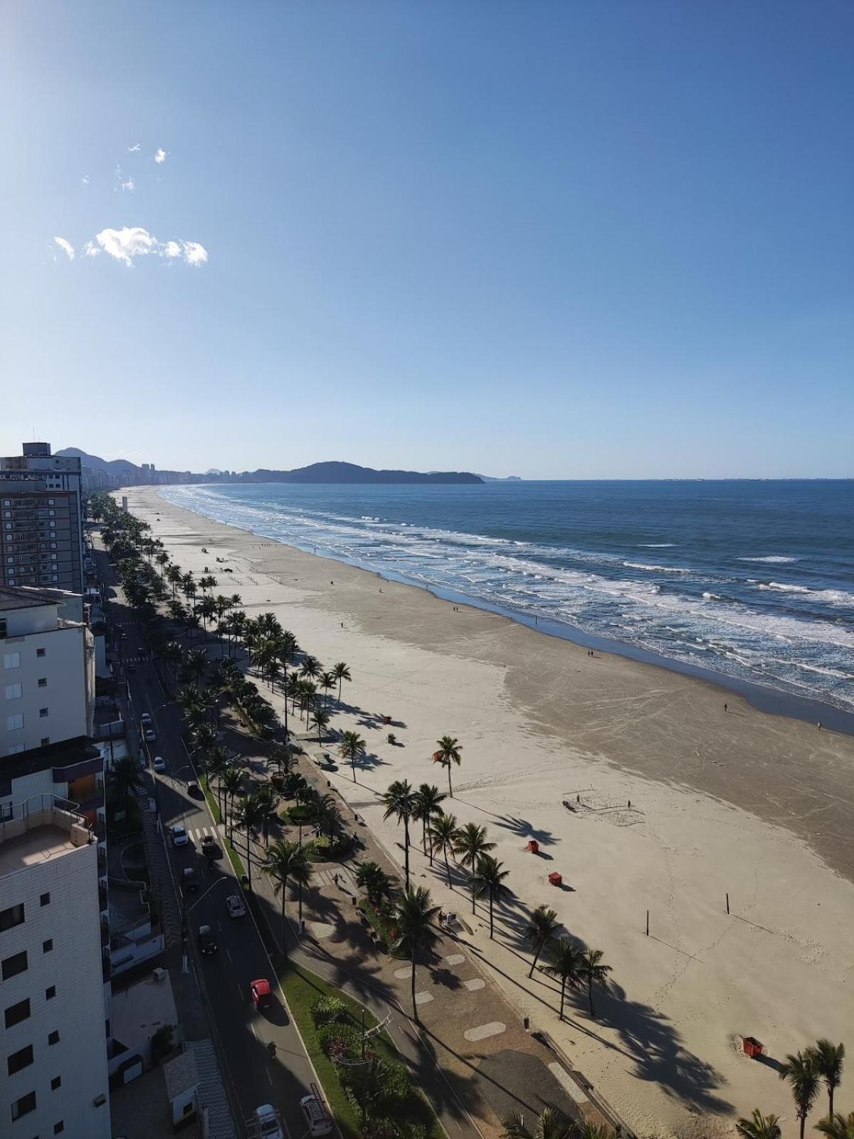 Apartamento Kitnet Pe Na Areia Praia Ocian برايا جراندي المظهر الخارجي الصورة