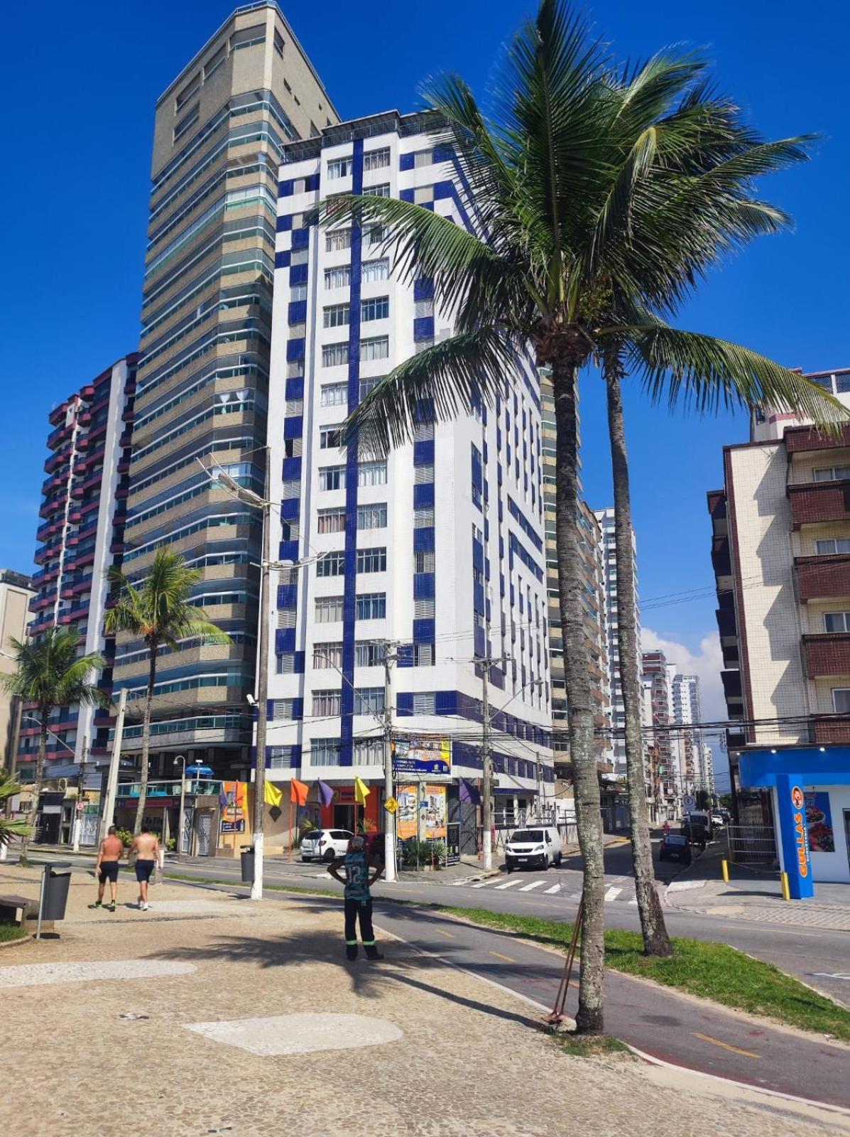 Apartamento Kitnet Pe Na Areia Praia Ocian برايا جراندي المظهر الخارجي الصورة