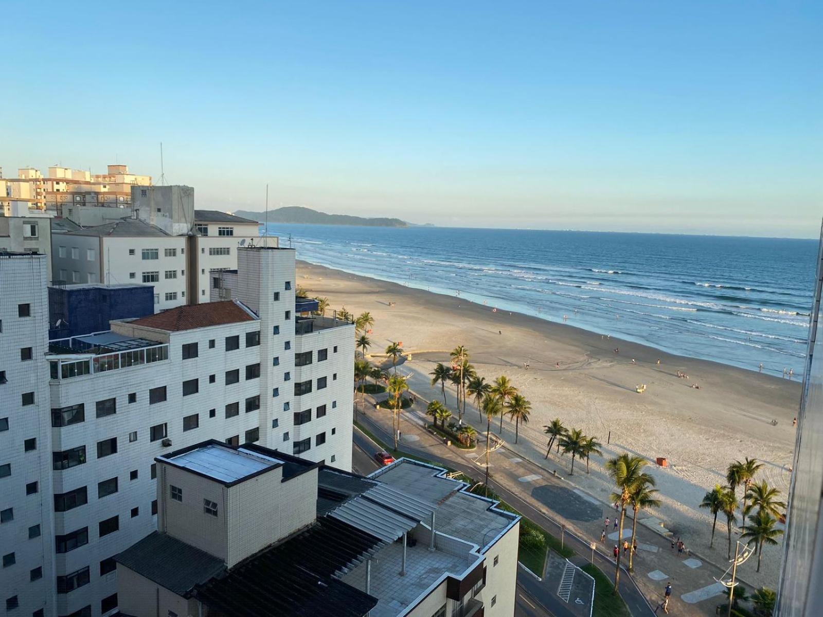 Apartamento Kitnet Pe Na Areia Praia Ocian برايا جراندي المظهر الخارجي الصورة